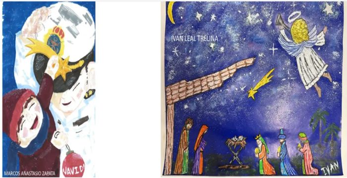 Ganadores de la VI edición del Concurso de Tarjetas de Felicitación de Navidad 2023